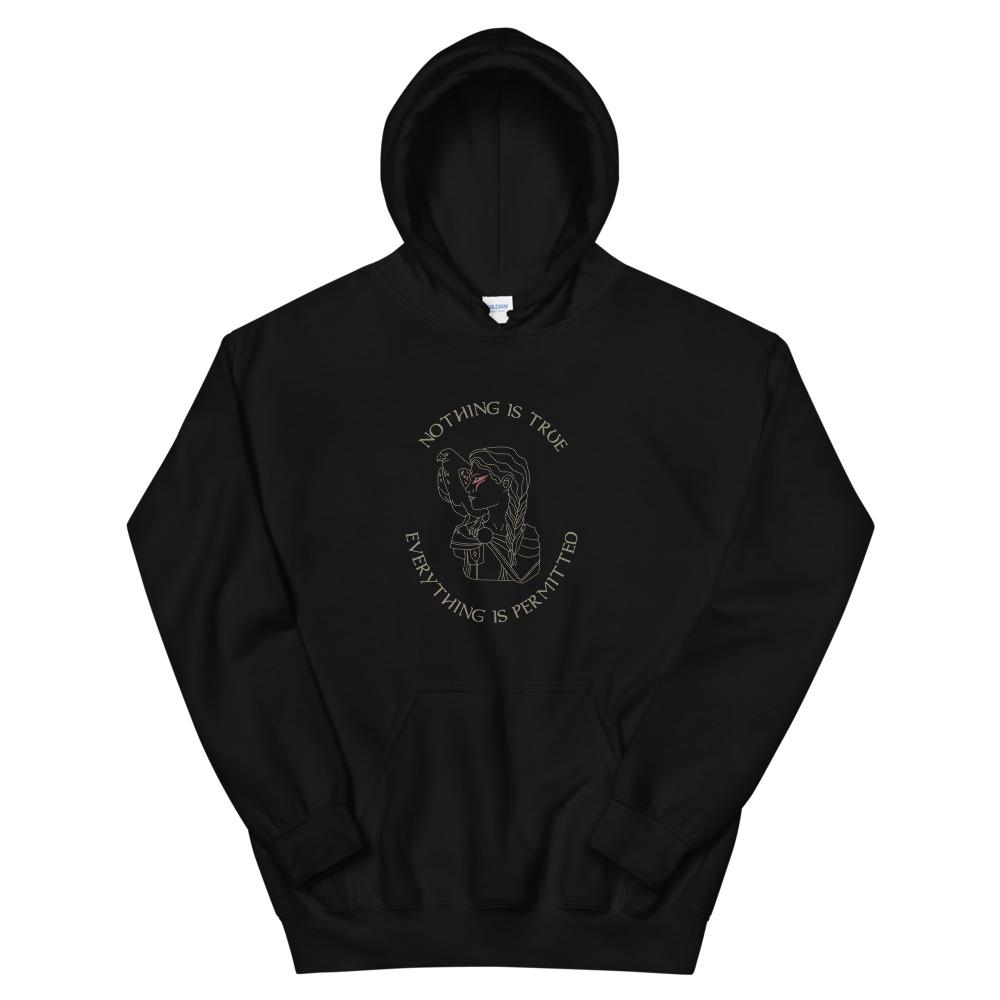 Nothing is True | Unisex Hoodie | Assassin's Creed Threads and Thistles Inventory Black S 