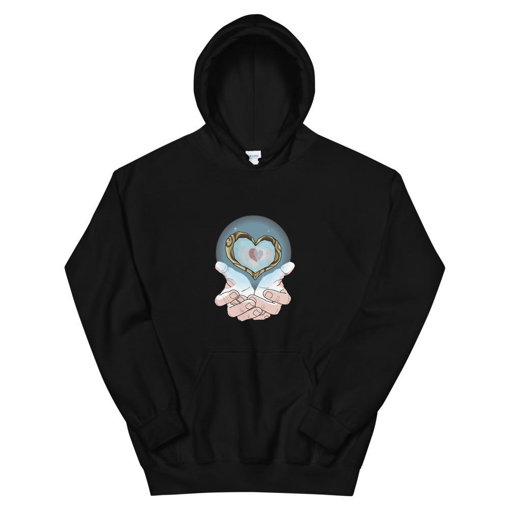 Piece of Heart | Unisex Hoodie | The Legend of Zelda Threads and Thistles Inventory Black S 