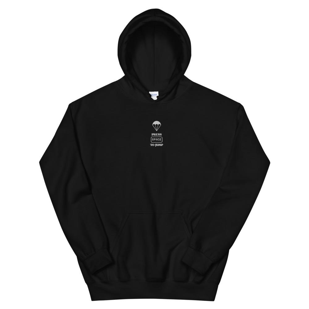 Space to Jump | Unisex Hoodie | Fortnite Threads and Thistles Inventory Black S 