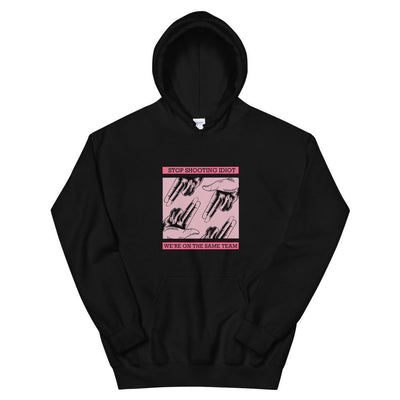 Same Team | Unisex Hoodie | FPS/TPS Threads and Thistles Inventory Black S 
