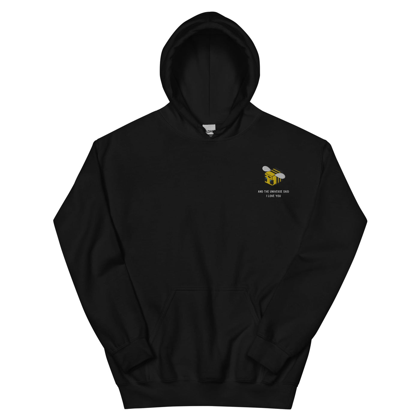 The Universe Said I Love You | Unisex Hoodie | Minecraft Threads and Thistles Inventory Black S 