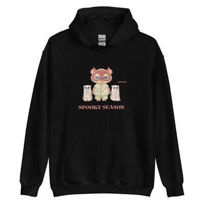 Spooky Season | Unisex Hoodie | Animal Crossing Fall Cozy Gamer Threads and Thistles Inventory Black S 