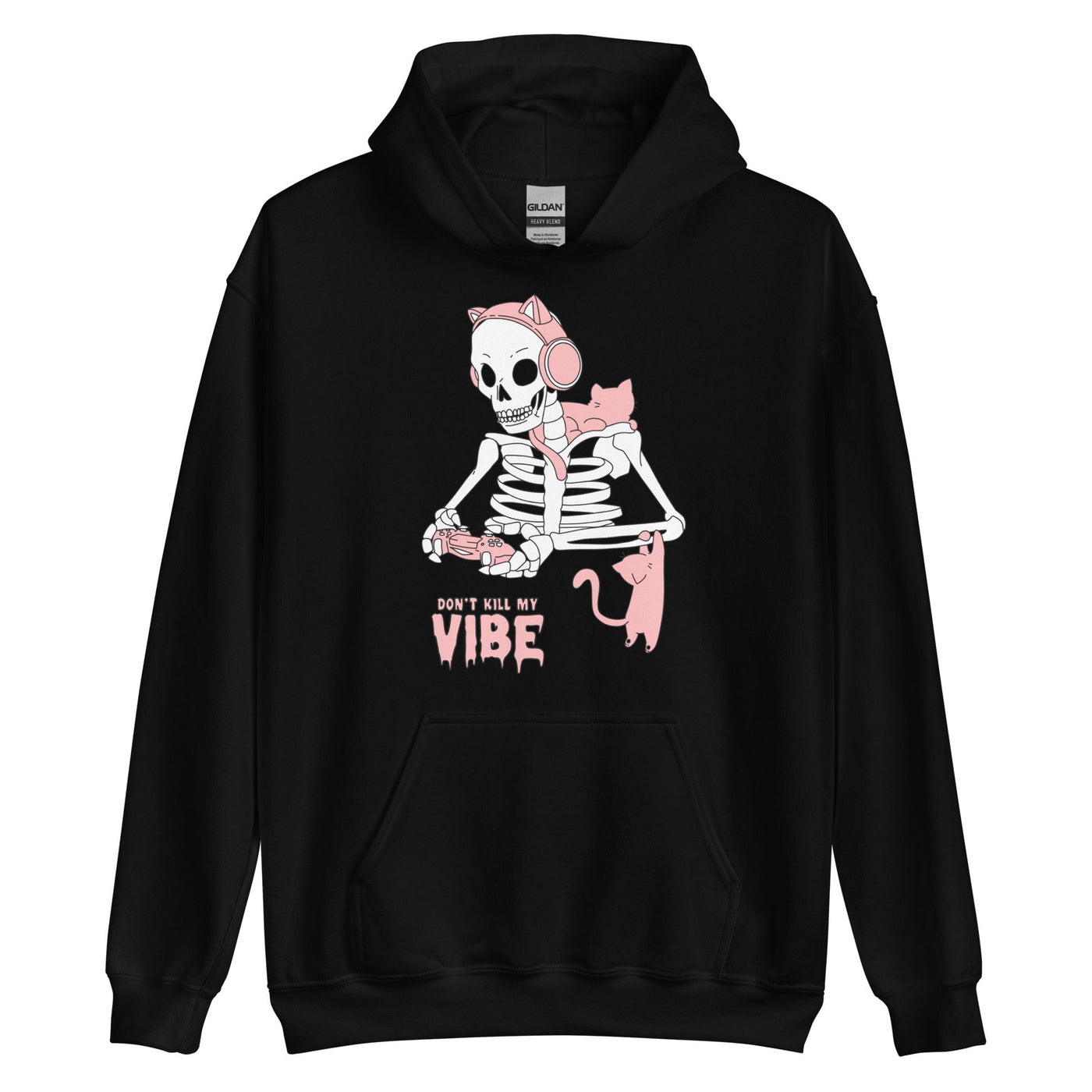 Don't Kill my Vibe | Fall Unisex Hoodie Threads & Thistles Inventory Black S 