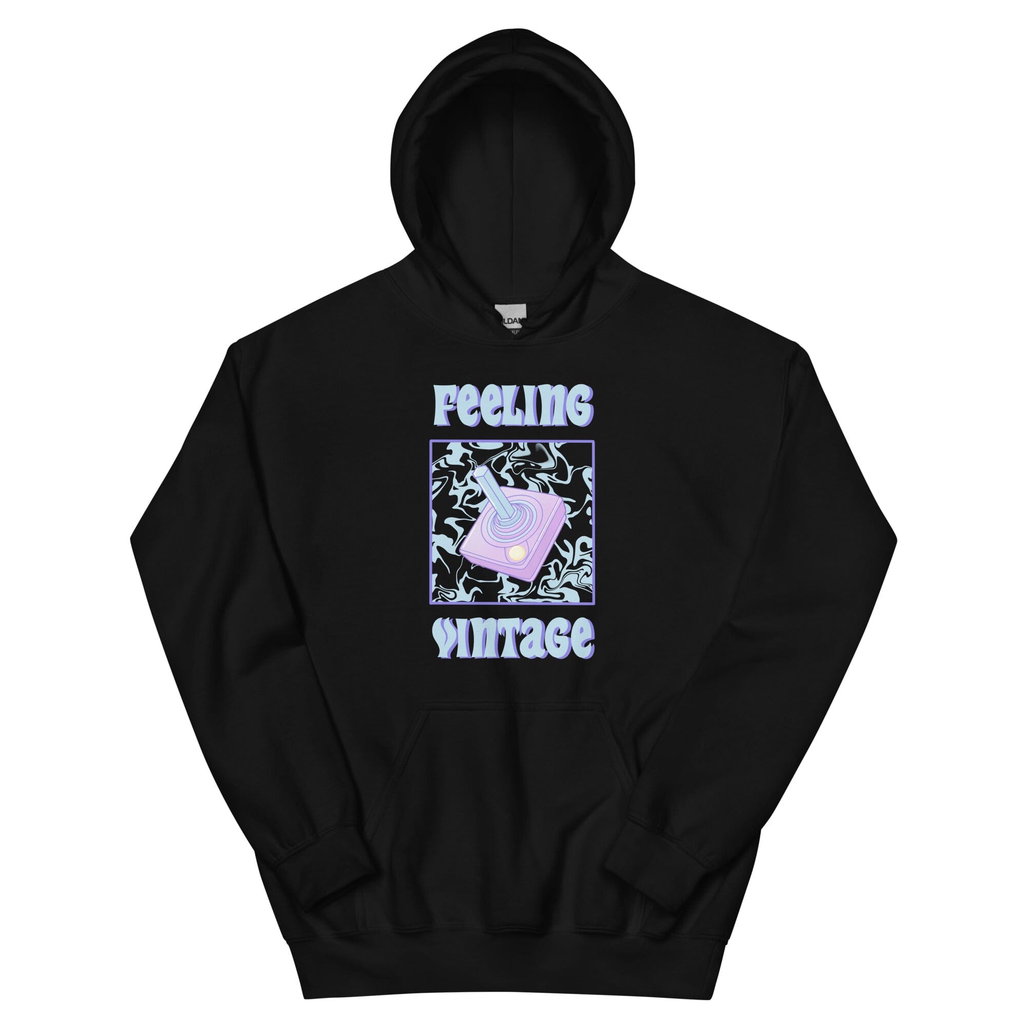 Feeling Vinatge | Unisex Hoodie | Retro Gaming Threads & Thistles Inventory Black S 