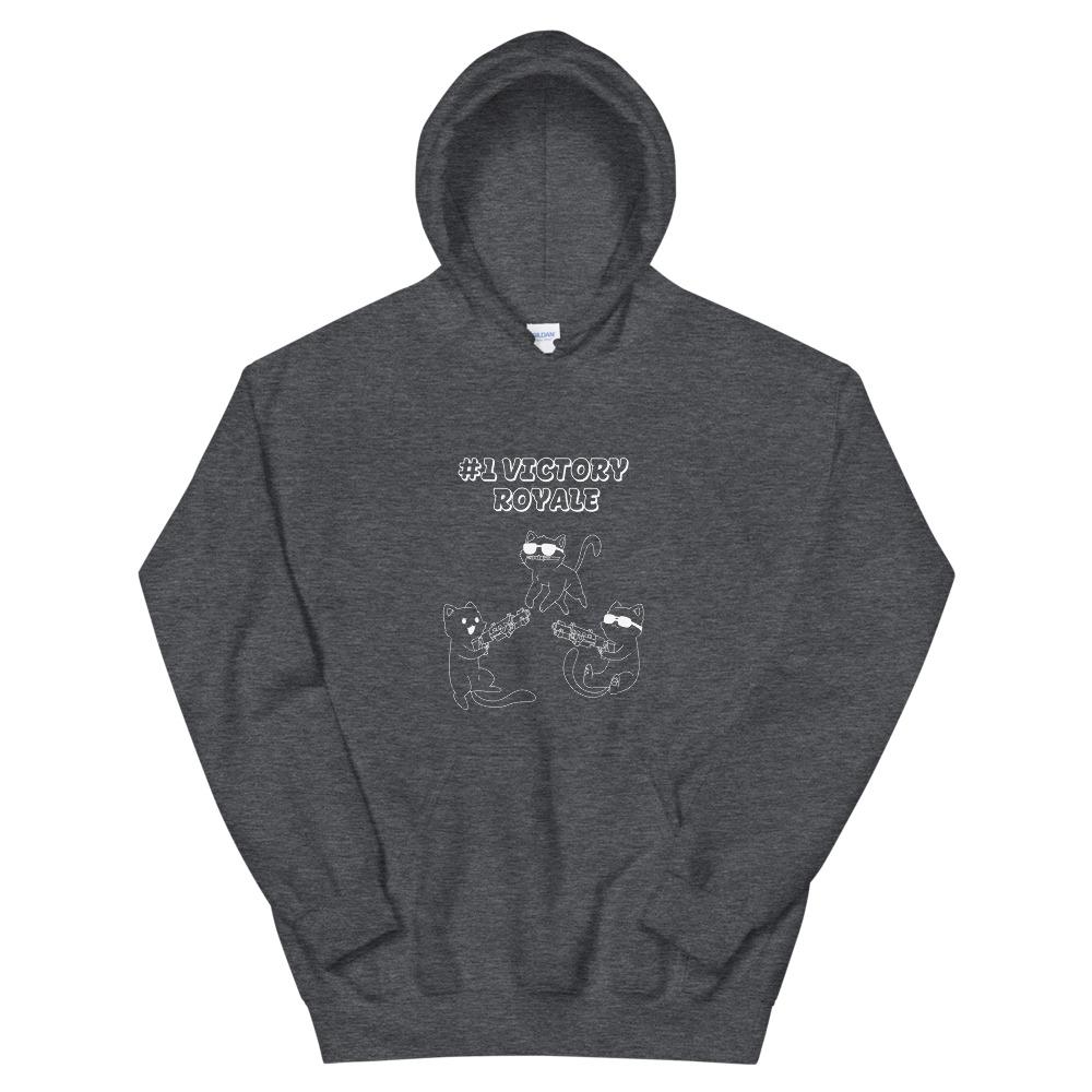 Victory Royale | Unisex Hoodie | Fortnite Threads and Thistles Inventory Dark Heather S 
