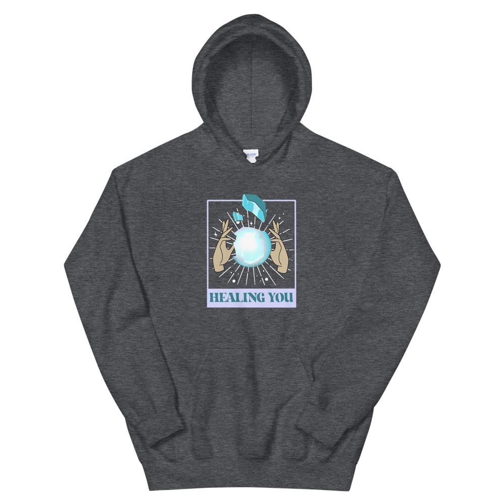 Healing You | Unisex Hoodie | Valorant Threads and Thistles Inventory Dark Heather S 