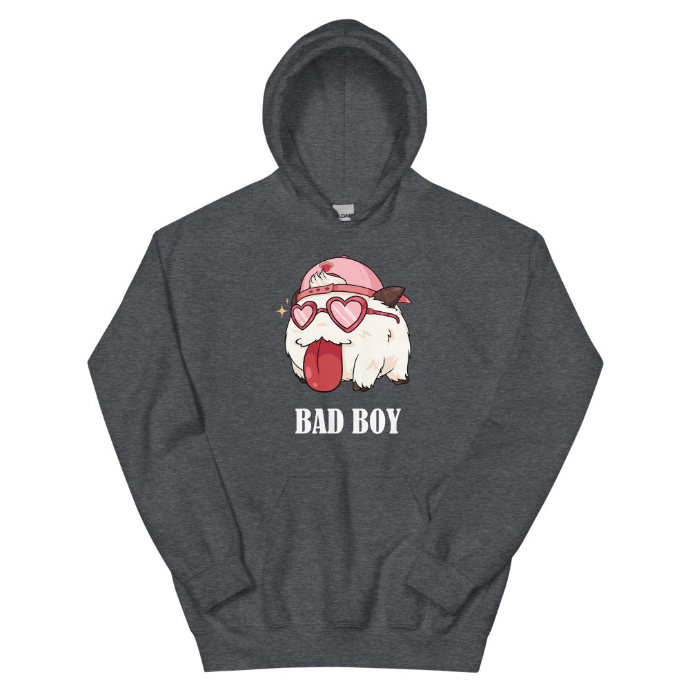 Bad Boy Unisex Hoodie | League of Legends Threads and Thistles Inventory Dark Heather S 