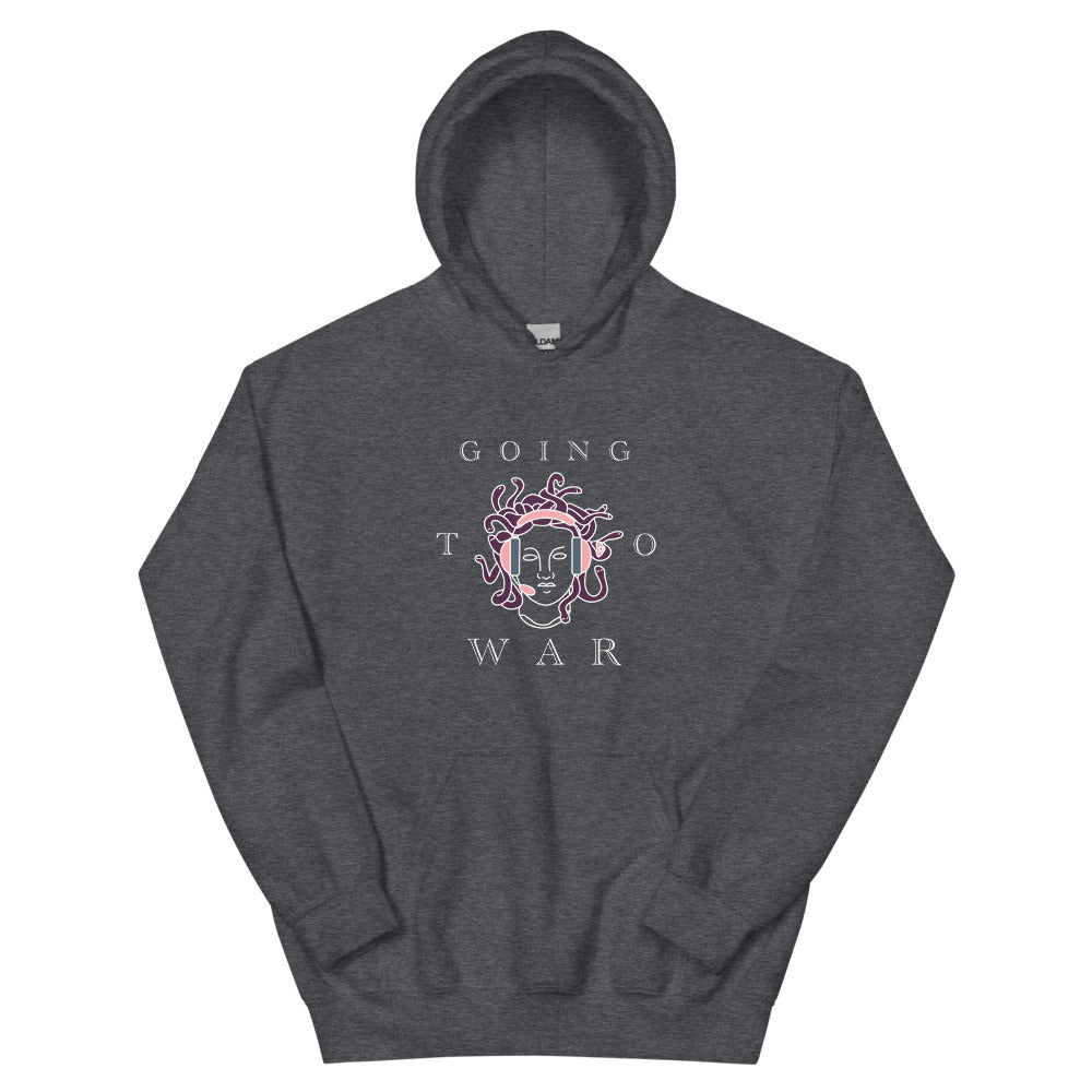 Going to War | Unisex Hoodie | Feminist Gamer Threads and Thistles Inventory Dark Heather S 