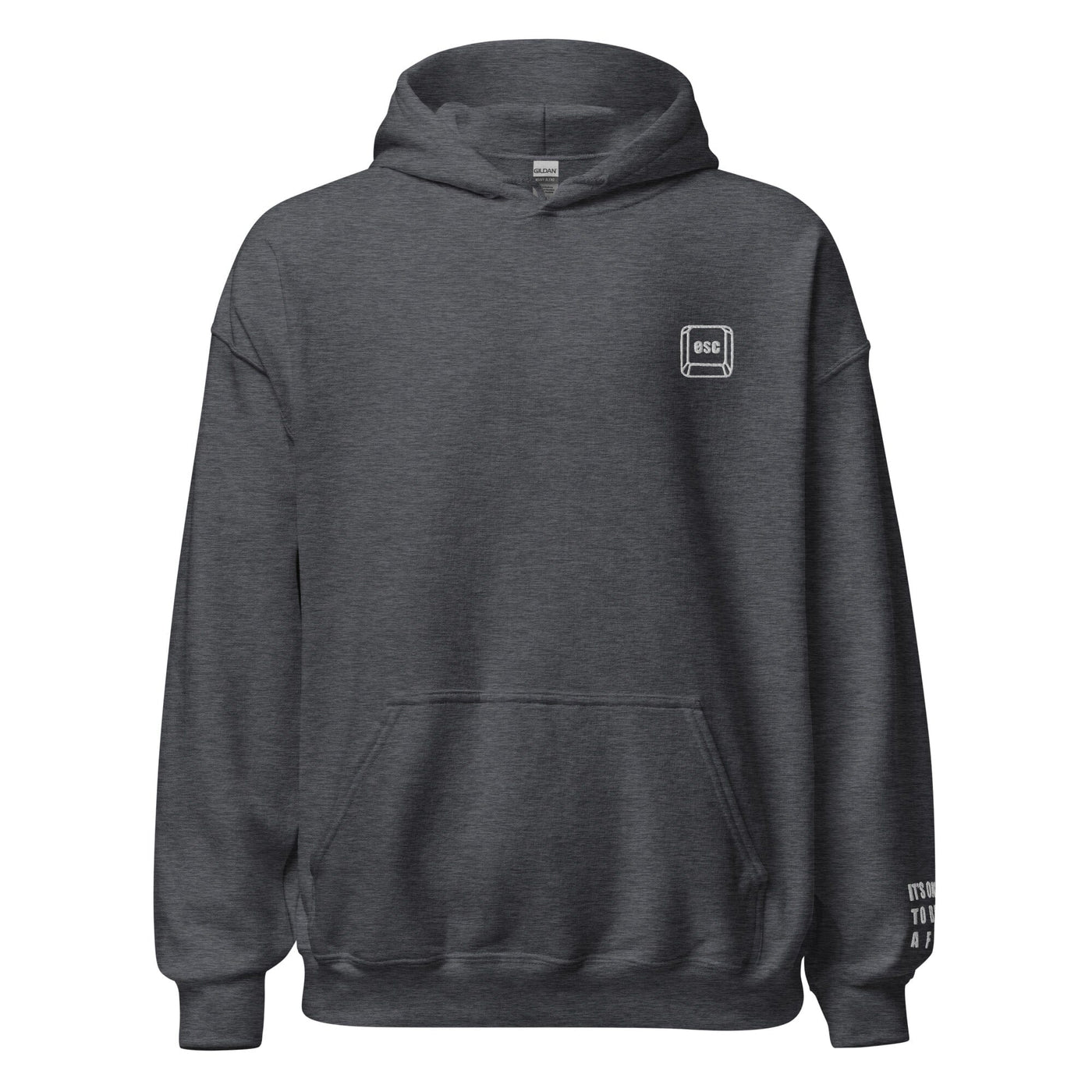 It's Ok to be AFK | Unisex Hoodie | Gamer Affirmations Threads & Thistles Inventory Dark Heather S 