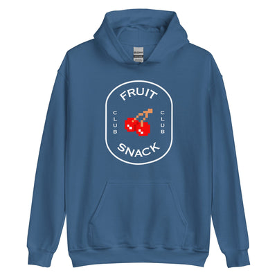 Fruit Snack Club | Unisex Hoodie | Retro Gaming Threads & Thistles Inventory Indigo Blue S 