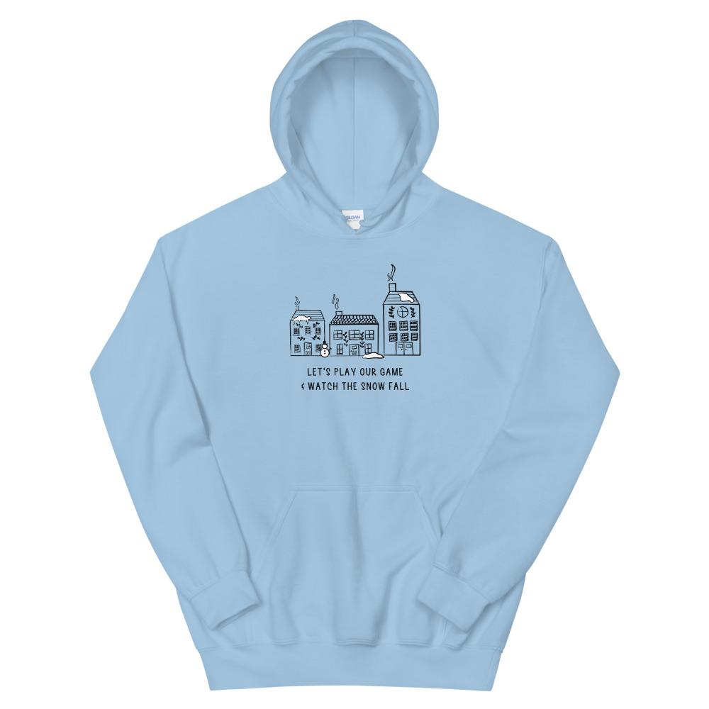Play Our Game | Seasonal Unisex Hoodie Threads and Thistles Inventory Light Blue S 