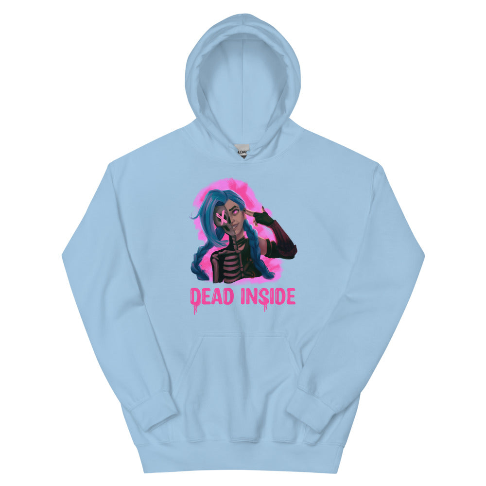 Dead Inside | Unisex Hoodie | League of Legends Threads and Thistles Inventory Light Blue S 