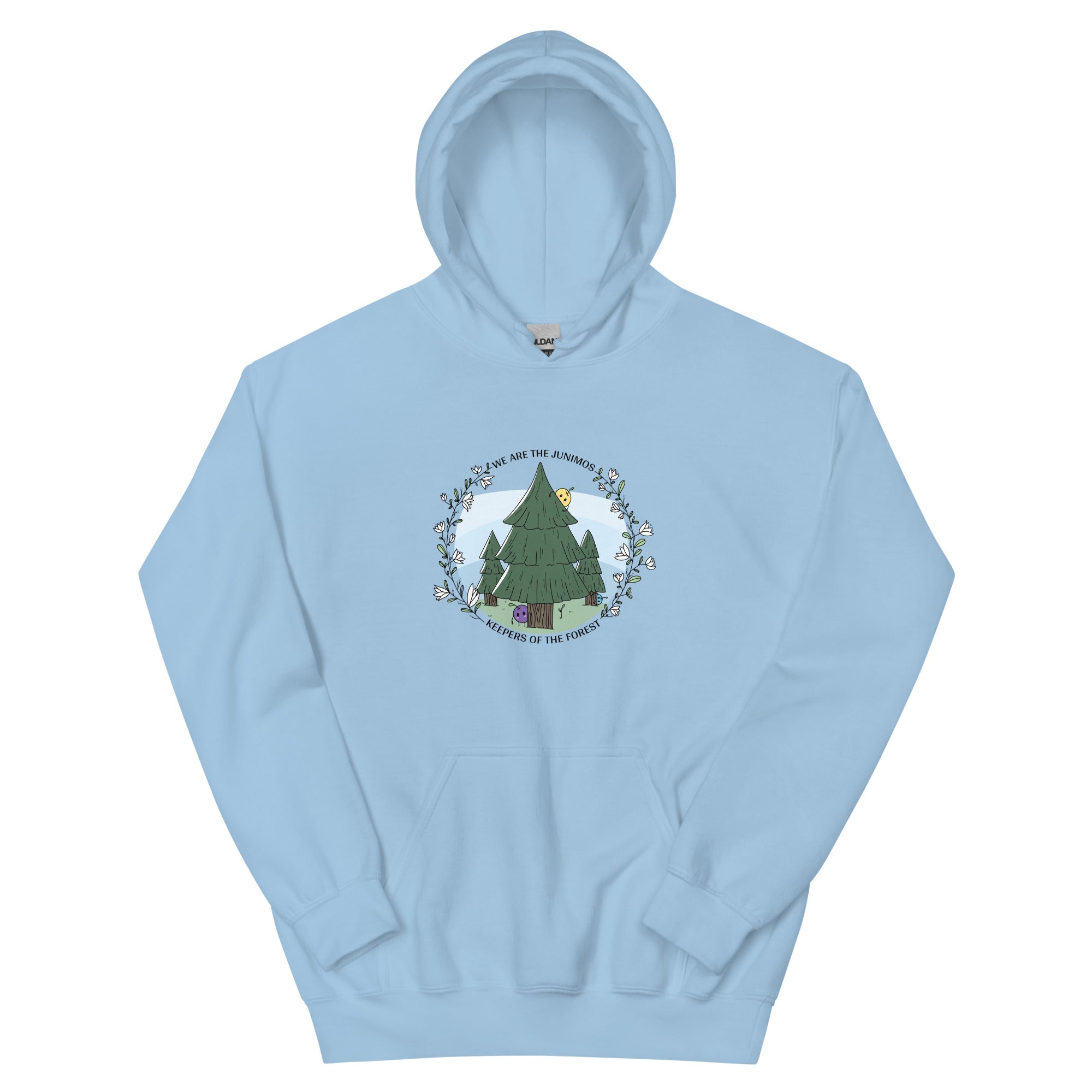 Junimo | Unisex Hoodie | Stardew Valley Threads and Thistles Inventory Light Blue S 