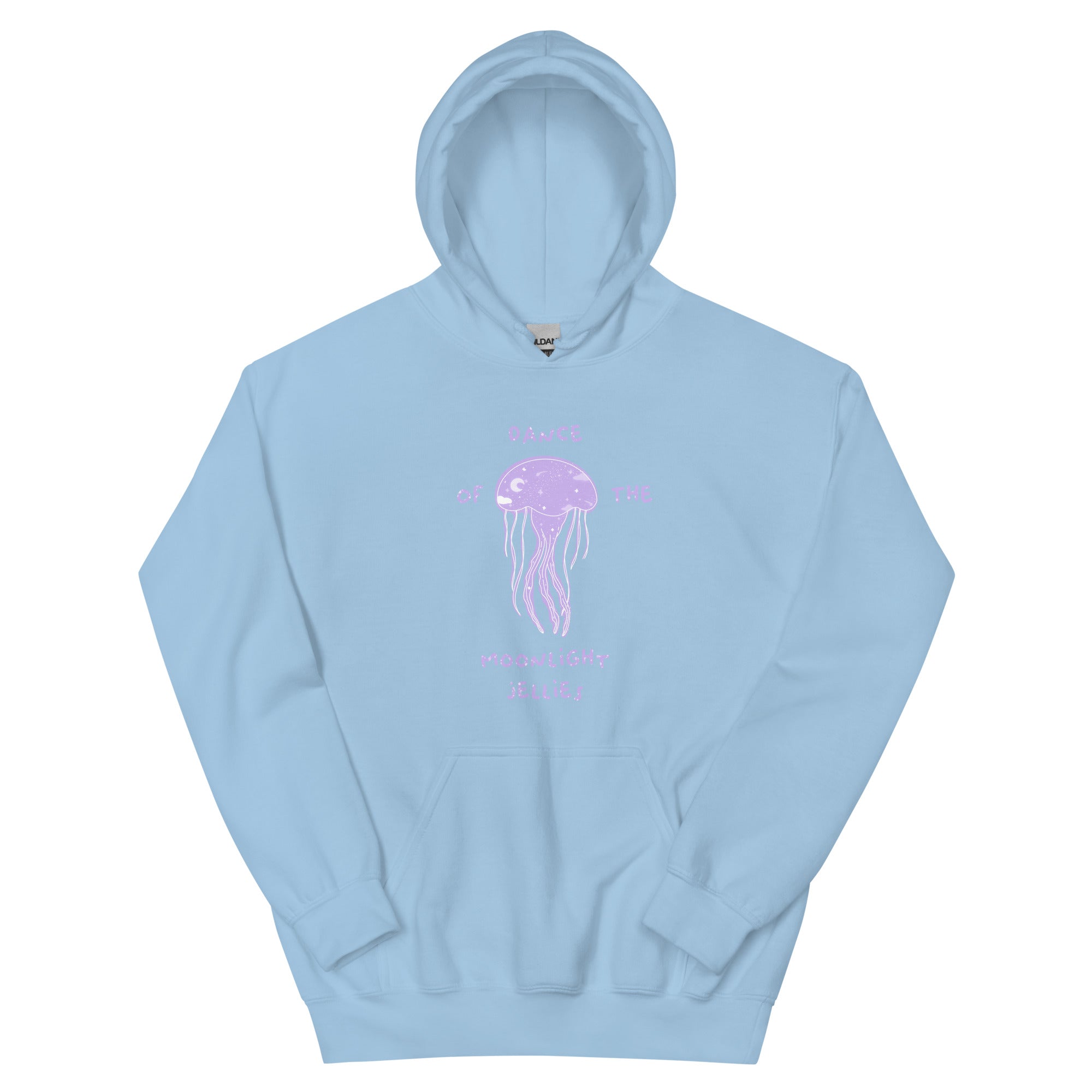 Moonlight Jellies | Unisex Hoodie | Stardew Valley Threads and Thistles Inventory Light Blue S 