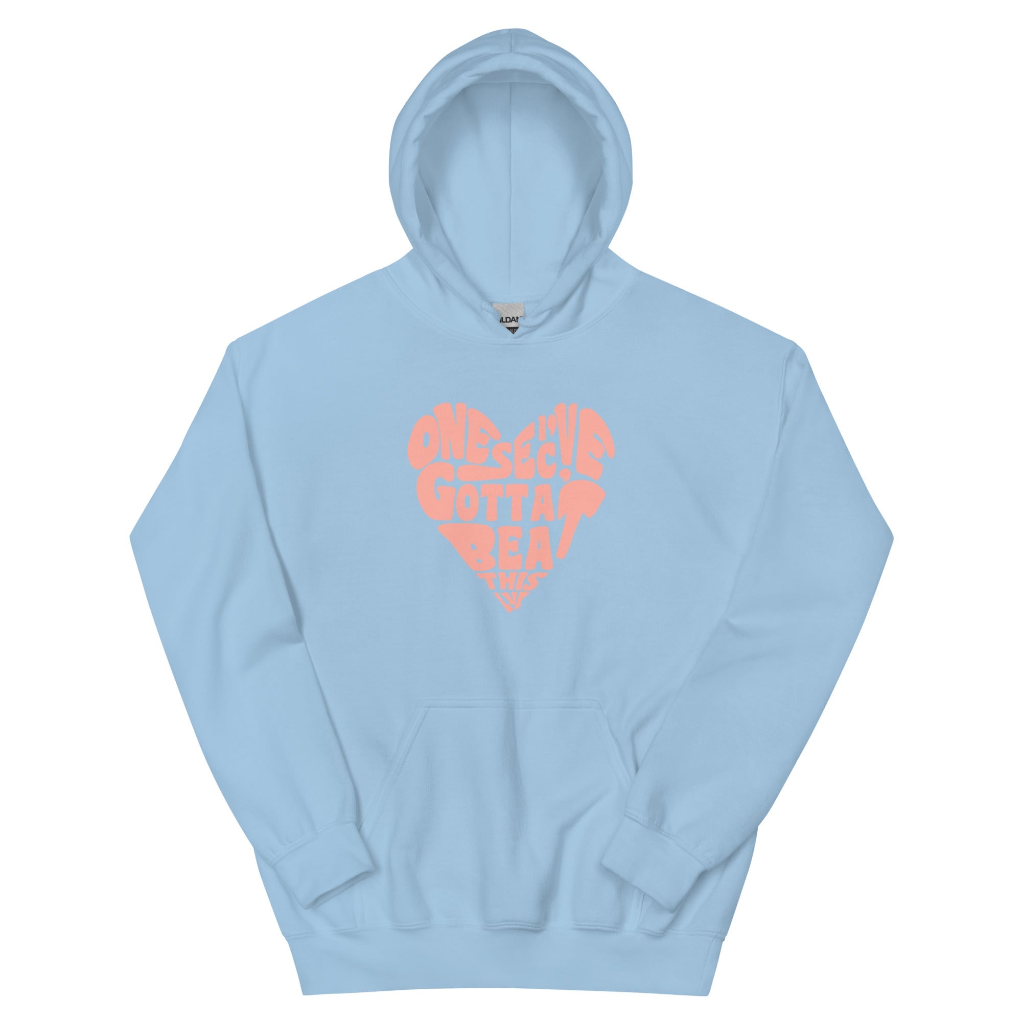 Beat This level | Unisex Hoodie Threads and Thistles Inventory Light Blue S 