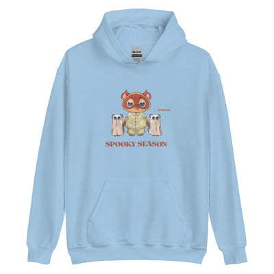 Spooky Season | Unisex Hoodie | Animal Crossing Fall Cozy Gamer Threads and Thistles Inventory Light Blue S 