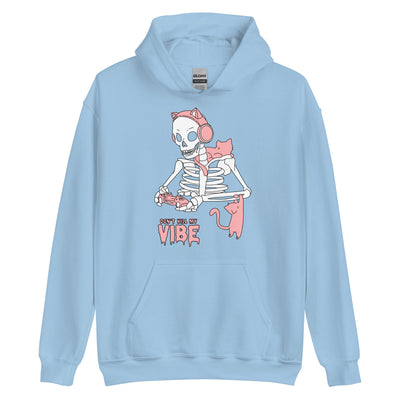 Don't Kill my Vibe | Fall Unisex Hoodie Threads & Thistles Inventory Light Blue S 
