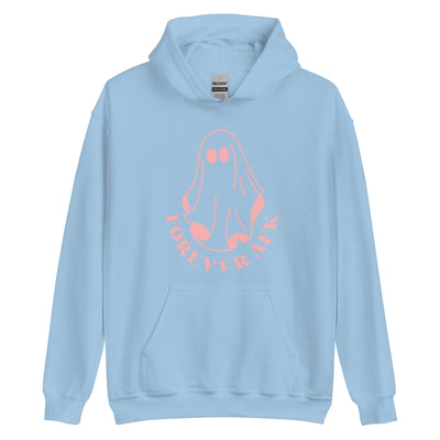 Forever AFK | Fall Unisex Hoodie Threads & Thistles Inventory Light Blue S 