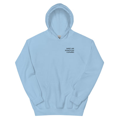 Sugarplum Clefairies | Christmas Pokemon Unisex Hoodie Threads & Thistles Inventory Light Blue S 