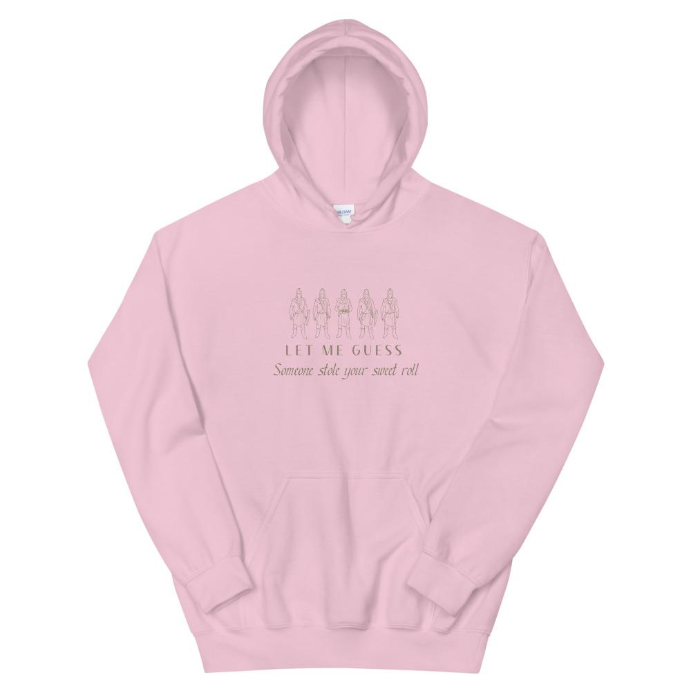 Sweet Roll | Unisex Hoodie | Skyrim Threads and Thistles Inventory Light Pink S 