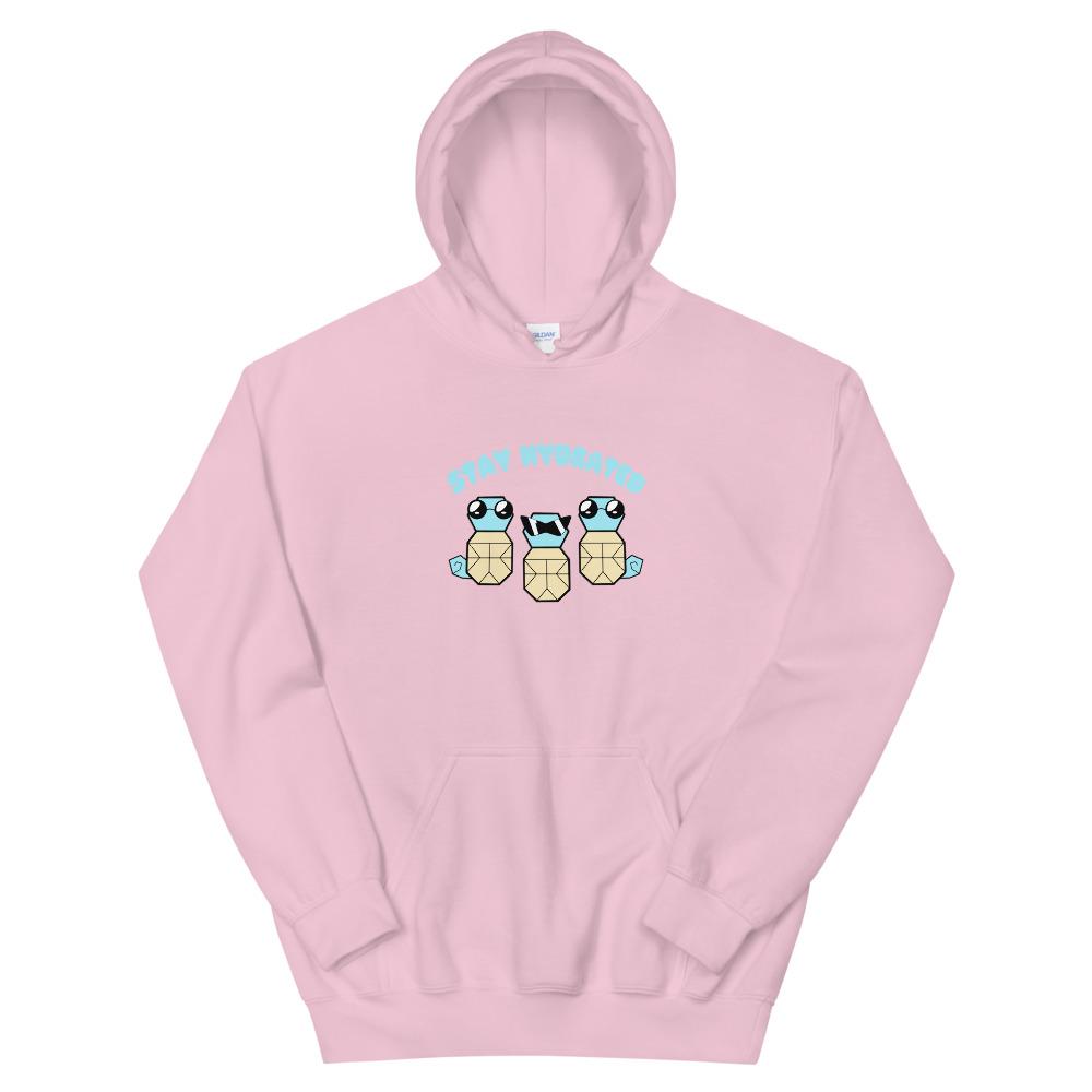Stay Hydrated | Unisex Hoodie | Pokemon Threads and Thistles Inventory Light Pink S 