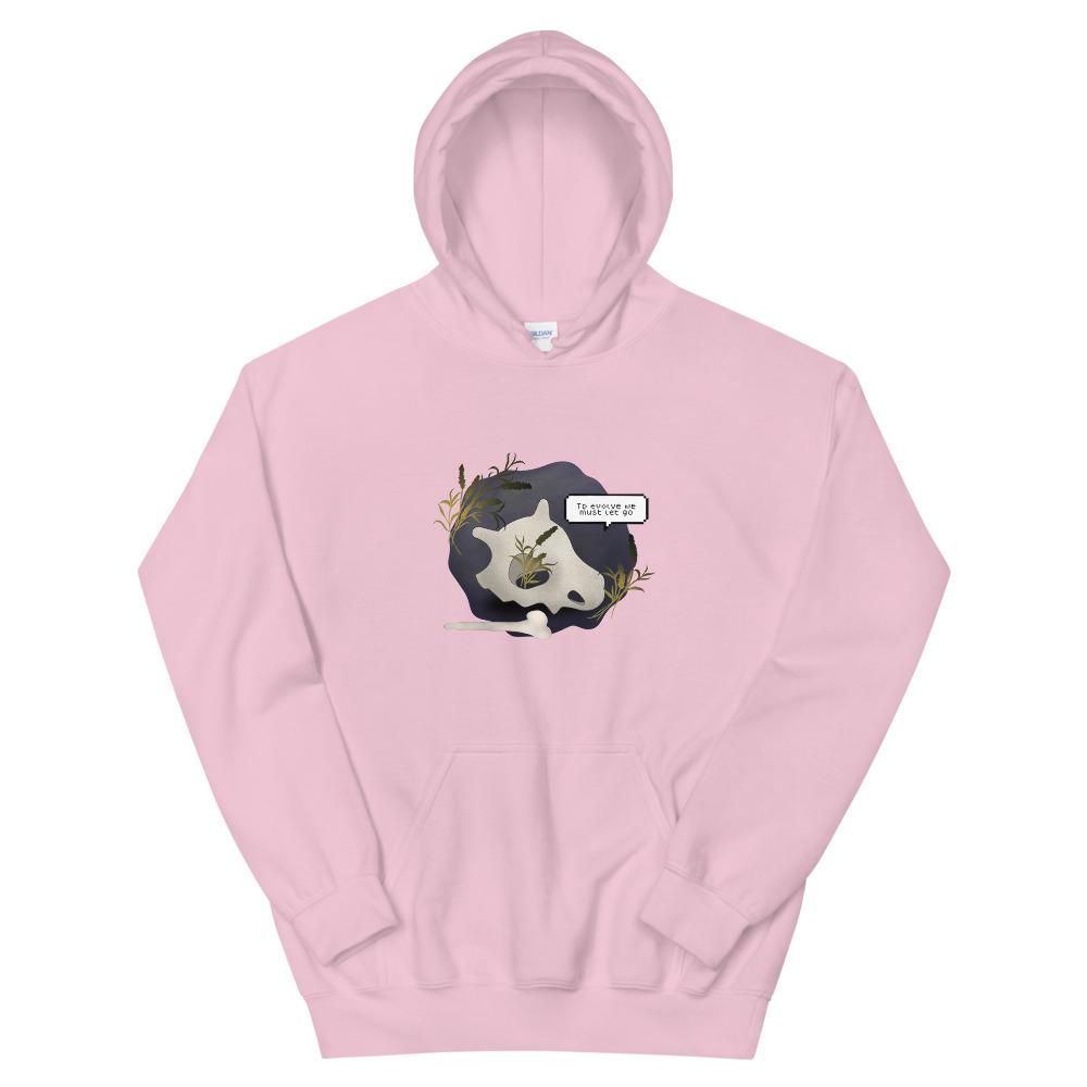 To Evolve | Unisex Hoodie | Pokemon Threads and Thistles Inventory Light Pink S 