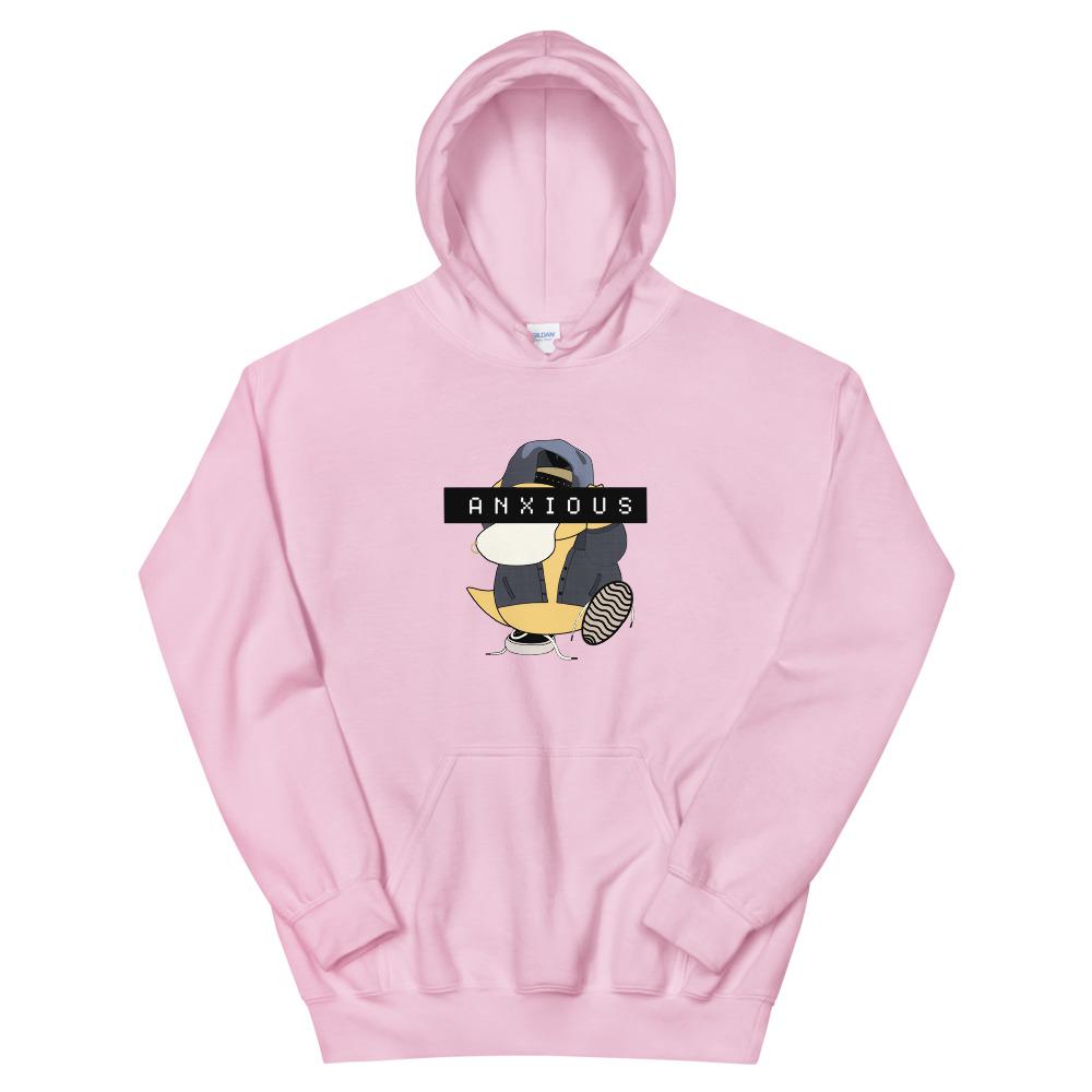 Anxious | Unisex Hoodie | Pokemon Threads and Thistles Inventory Light Pink S 