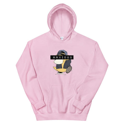 Anxious | Unisex Hoodie | Pokemon Threads and Thistles Inventory Light Pink S 