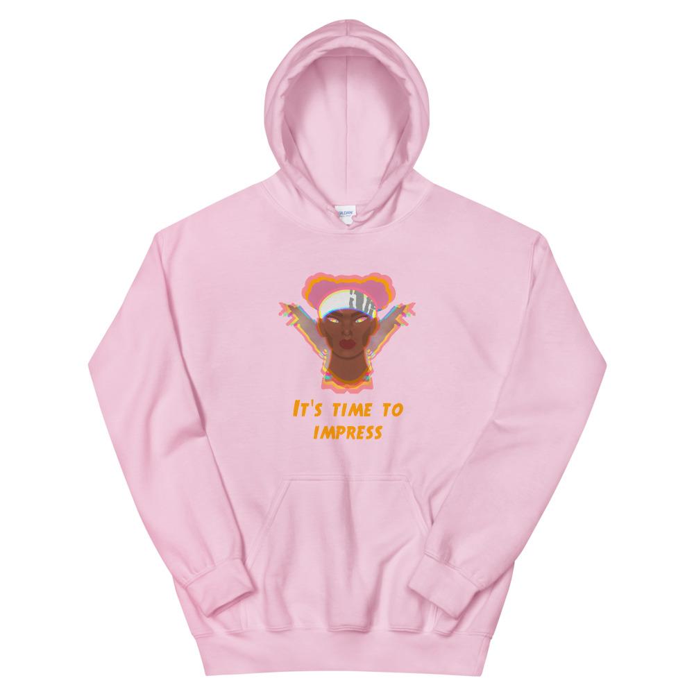 Time to Impress | Unisex Hoodie | Apex Legends Threads and Thistles Inventory Light Pink S 