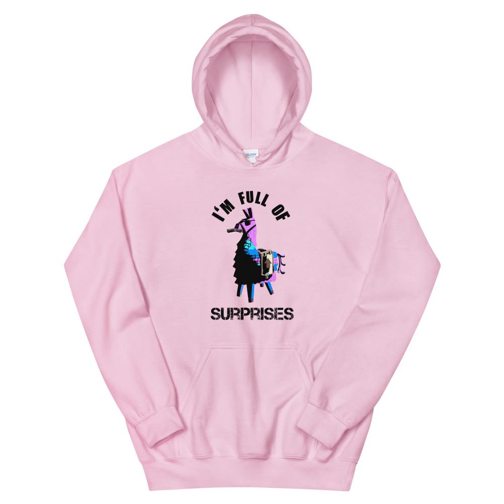 Full of Surprises | Unisex Hoodie | Fortnite Threads and Thistles Inventory Light Pink S 