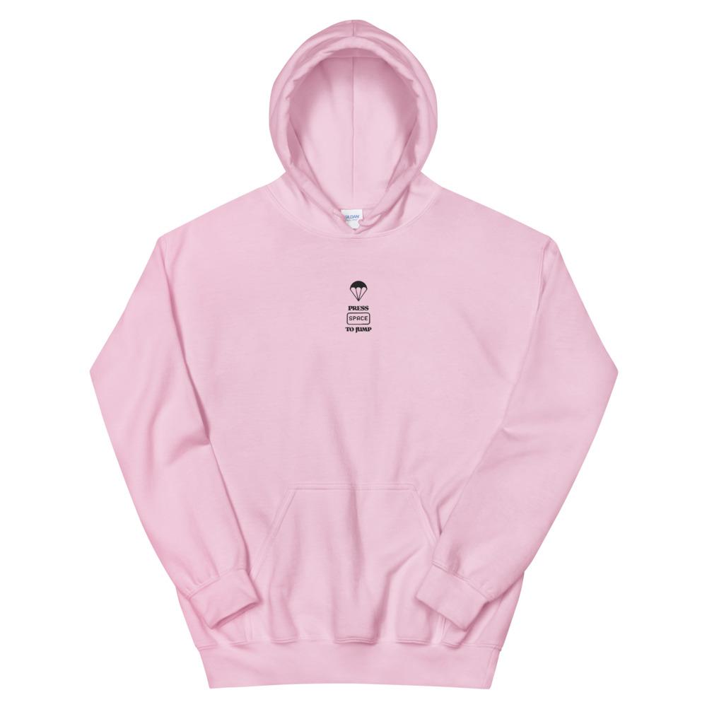 Space to Jump | Unisex Hoodie | Fortnite Threads and Thistles Inventory Light Pink S 