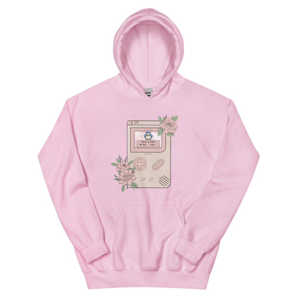 Take a Nap? | Unisex Hoodie | Pokemon Threads and Thistles Inventory Light Pink S 