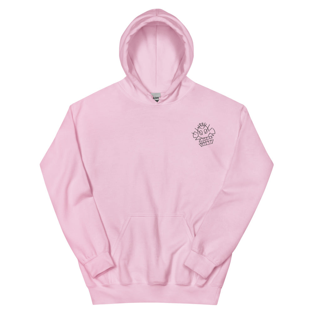 Jinx Monkey | Unisex Hoodie | League of legends Threads and Thistles Inventory Light Pink S 