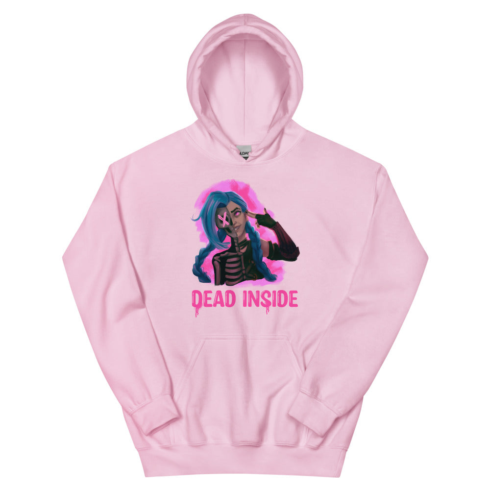 Dead Inside | Unisex Hoodie | League of Legends Threads and Thistles Inventory Light Pink S 