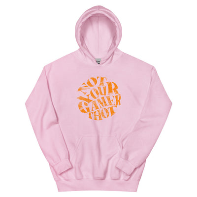 Gamer Thot (distressed design) | Unisex Hoodie | Feminist Gamer Threads and Thistles Inventory Light Pink S 