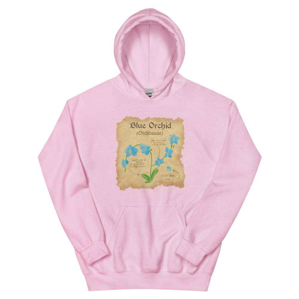 Blue Orchid | Unisex Hoodie | Minecraft Threads and Thistles Inventory Light Pink S 