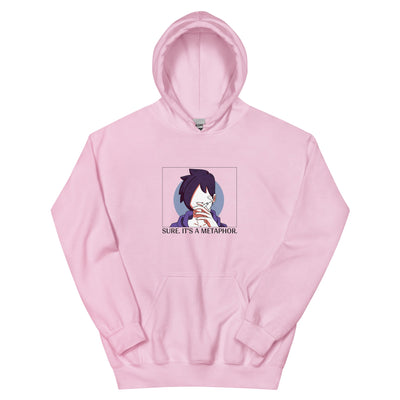 Sebastian's Metaphor | Unisex Hoodie | Stardew Valley Threads and Thistles Inventory Light Pink S 