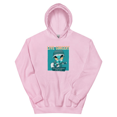 Live Concert | Unisex Hoodie | Animal Crossing Threads and Thistles Inventory Light Pink S 