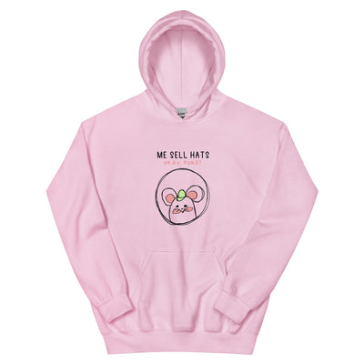 Me Sell Hats | Unisex Hoodie | Stardew Valley Threads and Thistles Inventory Light Pink S 