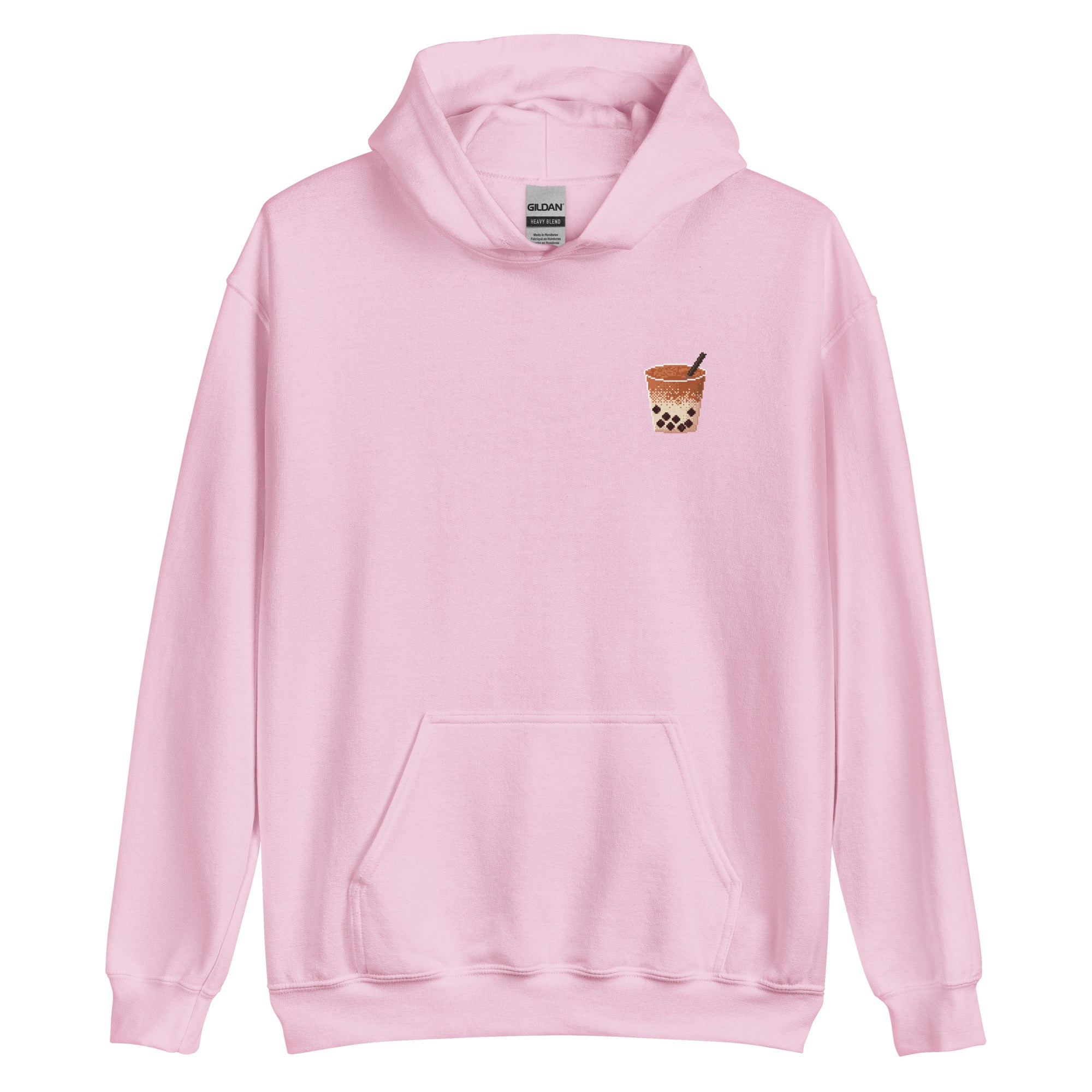 Pixel Boba | Unisex Hoodie | Cozy Gamer Threads and Thistles Inventory Light Pink S 