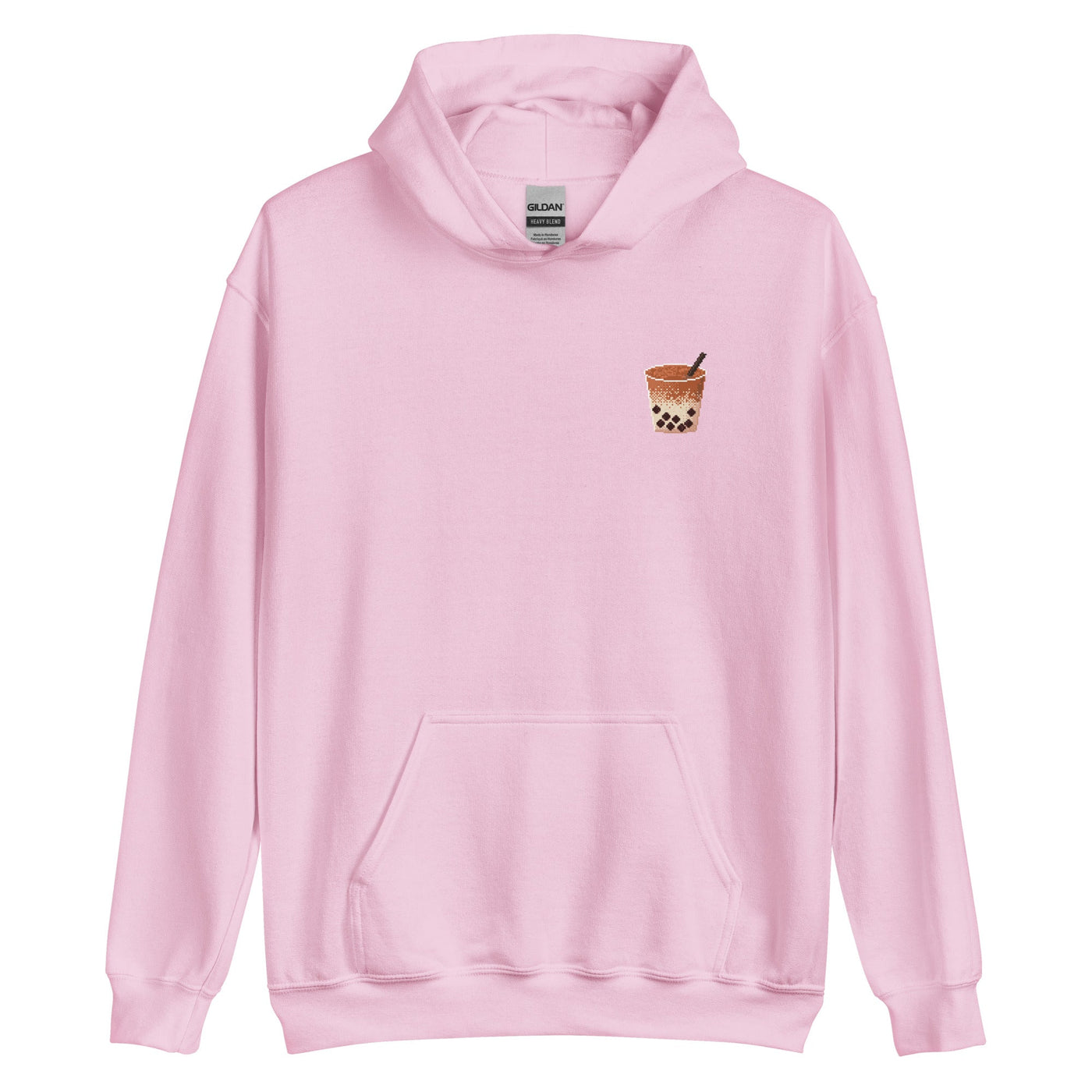Pixel Boba | Unisex Hoodie | Cozy Gamer Threads and Thistles Inventory Light Pink S 