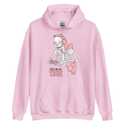 Don't Kill my Vibe | Fall Unisex Hoodie Threads & Thistles Inventory Light Pink S 