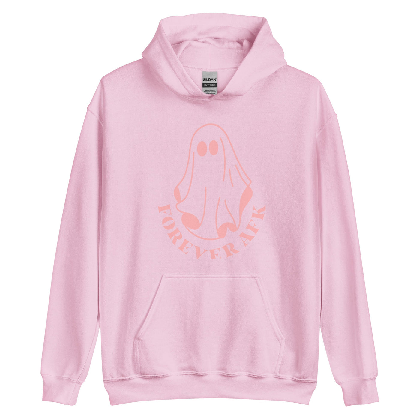 Forever AFK | Fall Unisex Hoodie Threads & Thistles Inventory Light Pink S 