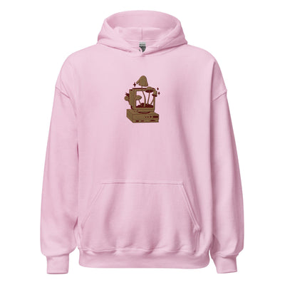 Cozy PC Gaming | Embroidered Unisex Hoodie | Cozy Gamer Threads & Thistles Inventory Light Pink S 