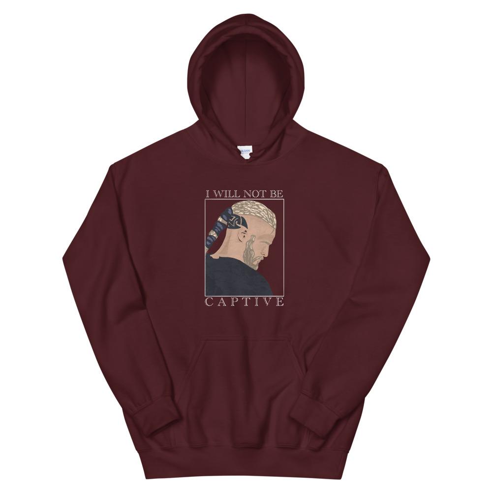 Captive | Unisex Hoodie | Assassin's Creed Threads and Thistles Inventory Maroon S 