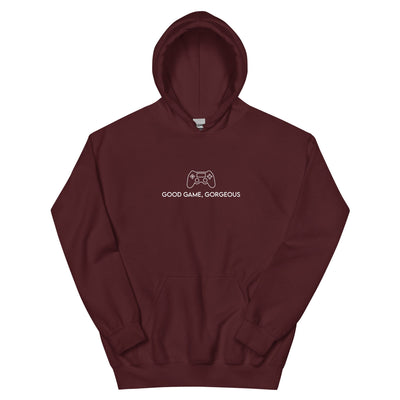 Good Game, Gorgeous | Unisex Hoodie Threads and Thistles Inventory Maroon S 