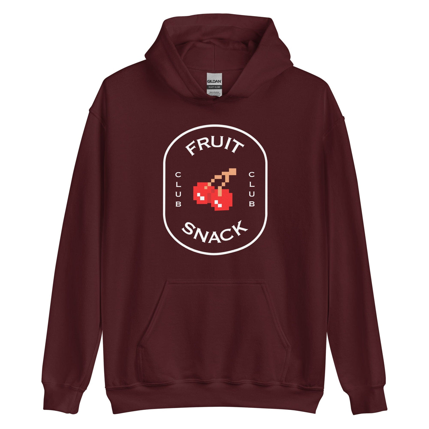 Fruit Snack Club | Unisex Hoodie | Retro Gaming Threads & Thistles Inventory Maroon S 