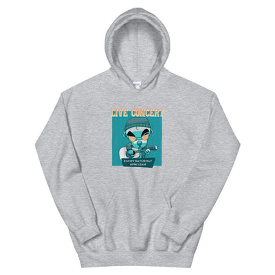 Live Concert | Unisex Hoodie | Animal Crossing Threads and Thistles Inventory Sport Grey S 