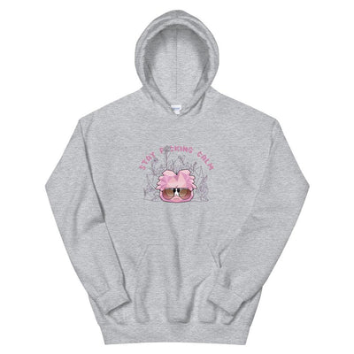 Stay Calm | Unisex Hoodie | Club Penguin Threads and Thistles Inventory Sport Grey S 
