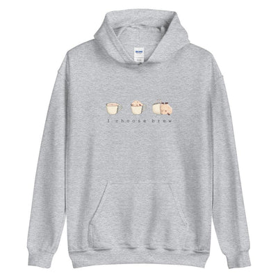 I Choose Brew | Unisex Hoodie | Pokemon Threads and Thistles Inventory Sport Grey S 
